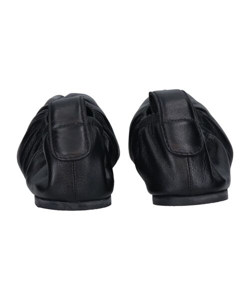 INTER-CHAUSSURES / インター ショシュール フラットシューズ | 【JVAM】スクエアトウギャザーバレエシューズ | 詳細4