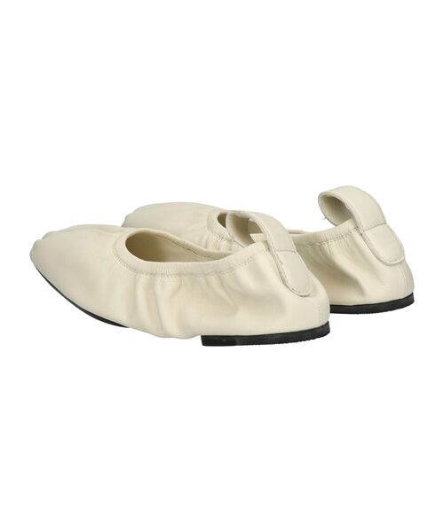 INTER-CHAUSSURES / インター ショシュール フラットシューズ | 【JVAM】スクエアトウギャザーバレエシューズ | 詳細11