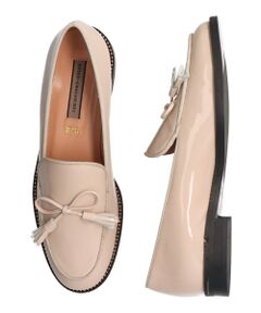 INTER-CHAUSSURES / インター ショシュール ビジネス・ドレスシューズ | 【INTER-CHAUSSURES】タッセルリボンエナメルモカシューズ