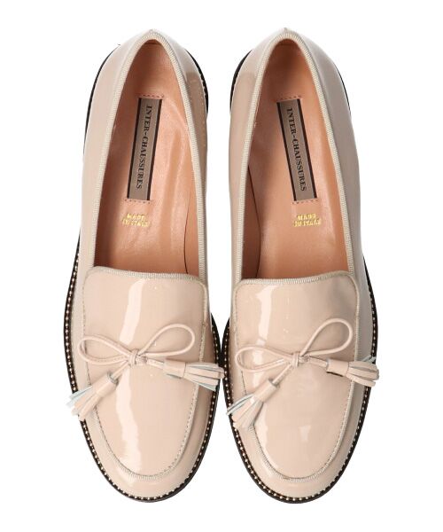 INTER-CHAUSSURES / インター ショシュール ビジネス・ドレスシューズ | 【INTER-CHAUSSURES】タッセルリボンエナメルモカシューズ | 詳細13