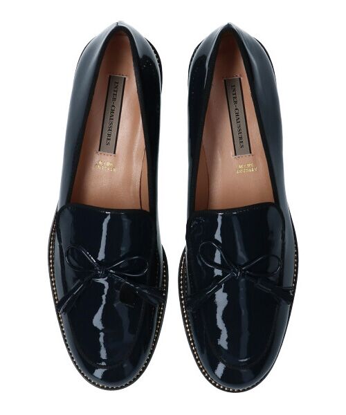 INTER-CHAUSSURES / インター ショシュール ビジネス・ドレスシューズ | 【INTER-CHAUSSURES】タッセルリボンエナメルモカシューズ | 詳細24