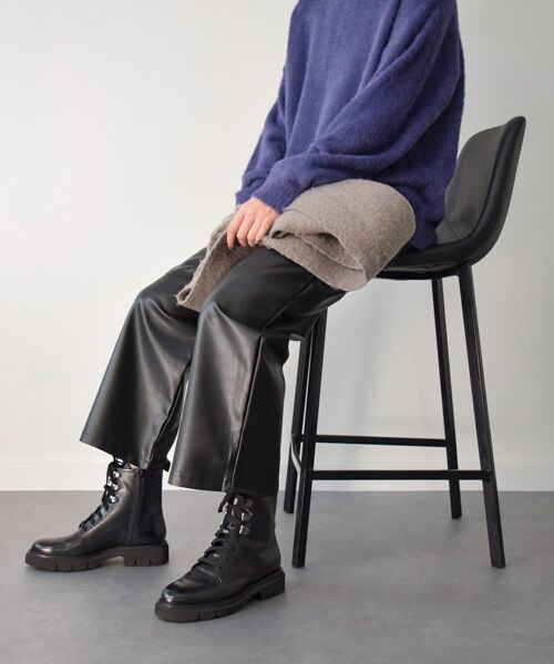 INTER-CHAUSSURES / インター ショシュール ブーツ（ショート丈） | 【LUCA GROSSI】タンクソールショートトレッキングブーツ | 詳細8