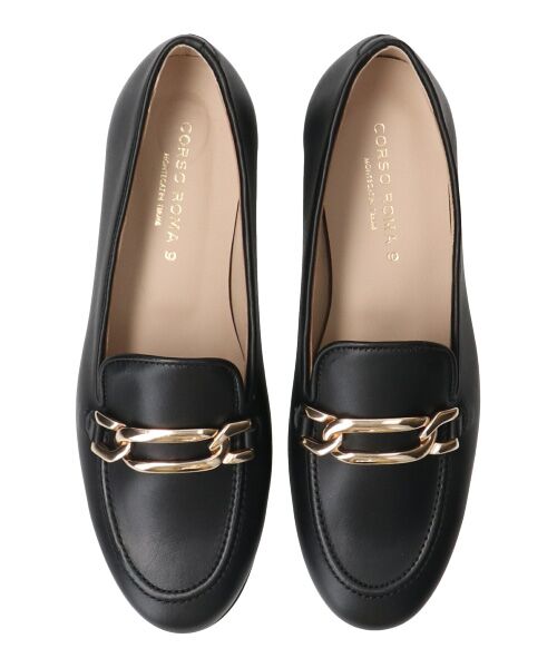 INTER-CHAUSSURES / インター ショシュール ビジネス・ドレスシューズ | 【CORSO ROMA，9】ラウンドトウチェーンビットローファー | 詳細5