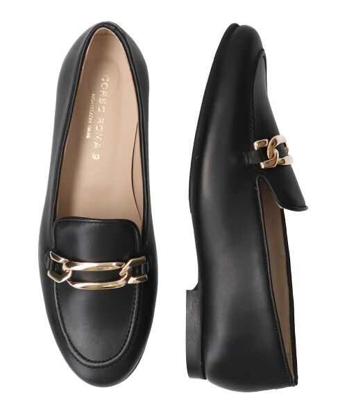 INTER-CHAUSSURES / インター ショシュール ビジネス・ドレスシューズ | 【CORSO ROMA，9】ラウンドトウチェーンビットローファー | 詳細7