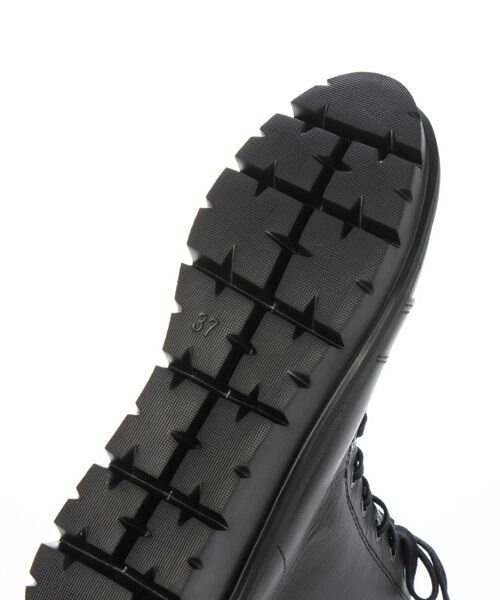 INTER-CHAUSSURES / インター ショシュール ブーツ（ショート丈） | 【bussola】撥水レザーレースアップ厚底ショートブーツ | 詳細5