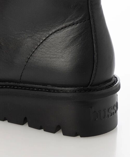 INTER-CHAUSSURES / インター ショシュール ブーツ（ショート丈） | 【bussola】撥水レザーレースアップ厚底ショートブーツ | 詳細6