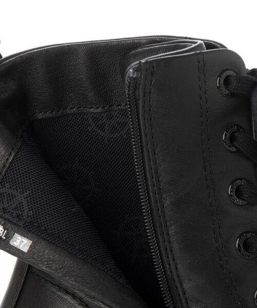 INTER-CHAUSSURES / インター ショシュール ブーツ（ショート丈） | 【bussola】撥水レザーレースアップ厚底ショートブーツ | 詳細7