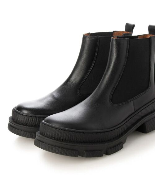 INTER-CHAUSSURES / インター ショシュール ブーツ（ショート丈） | 【ANGEL ALARCON】ワントーントラックソールサイドゴアブーツ | 詳細1