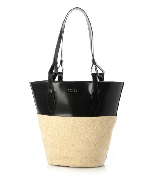 INTER-CHAUSSURES / インター ショシュール ハンドバッグ | 【NOVIA】異素材コンビバケットバッグ | 詳細1