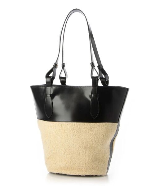 INTER-CHAUSSURES / インター ショシュール ハンドバッグ | 【NOVIA】異素材コンビバケットバッグ | 詳細2