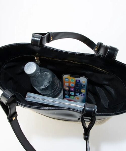 INTER-CHAUSSURES / インター ショシュール ハンドバッグ | 【NOVIA】異素材コンビバケットバッグ | 詳細6