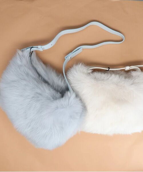 INTER-CHAUSSURES / インター ショシュール ショルダーバッグ | 【ANITA BILARDI】ファーハンドバッグ | 詳細13