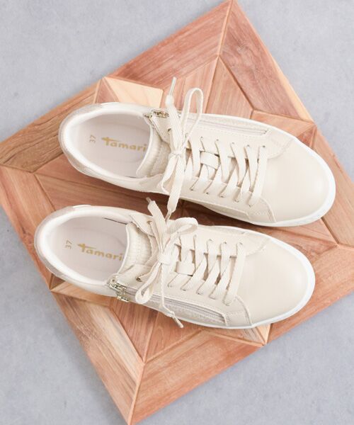 INTER-CHAUSSURES / インター ショシュール スニーカー | 【Tamaris】サイドジップ厚底フラットソールスニーカー | 詳細9