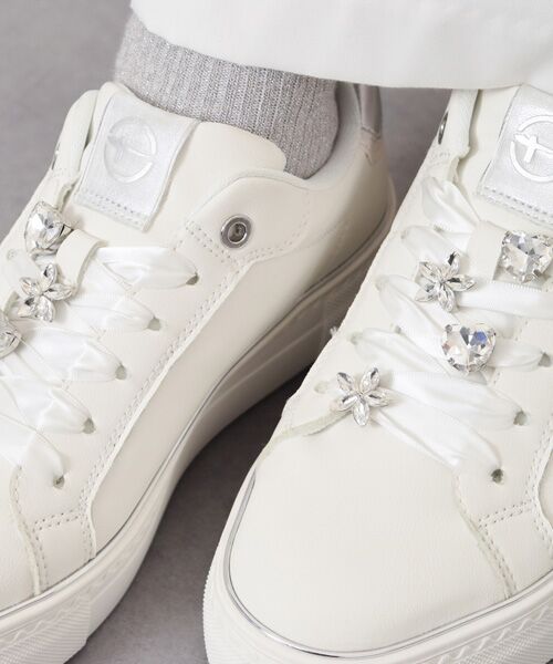 INTER-CHAUSSURES / インター ショシュール スニーカー | 【Tamaris】厚底ビジュースニーカー | 詳細10