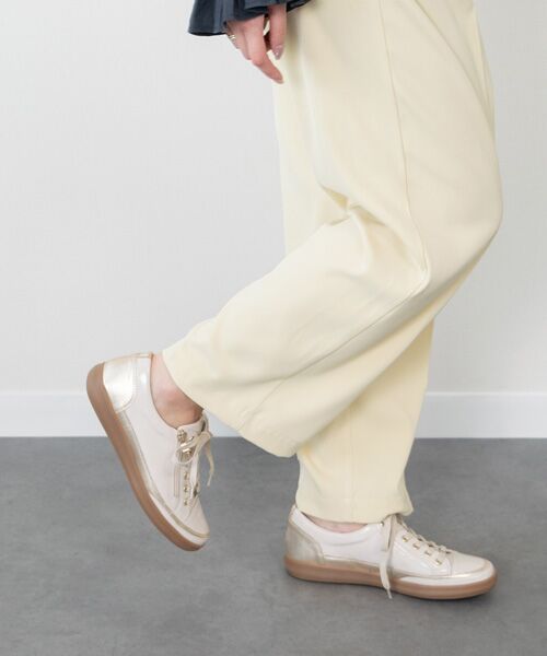 INTER-CHAUSSURES / インター ショシュール スニーカー | 【CAPRICE】メタルアクセントサイドジップスニーカー | 詳細14