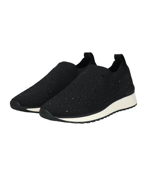 INTER-CHAUSSURES / インター ショシュール スニーカー | 【CAPRICE】ラインストーンニットスリッポンスニーカー | 詳細1