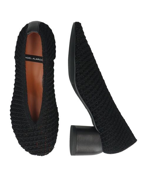 INTER-CHAUSSURES / インター ショシュール パンプス | 【ANGEL ALARCON】ニットアッパーヒールパンプス | 詳細6
