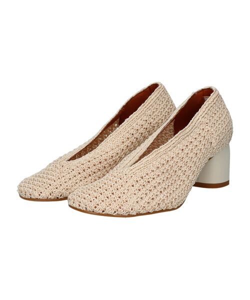 INTER-CHAUSSURES / インター ショシュール パンプス | 【ANGEL ALARCON】ニットアッパーヒールパンプス | 詳細7