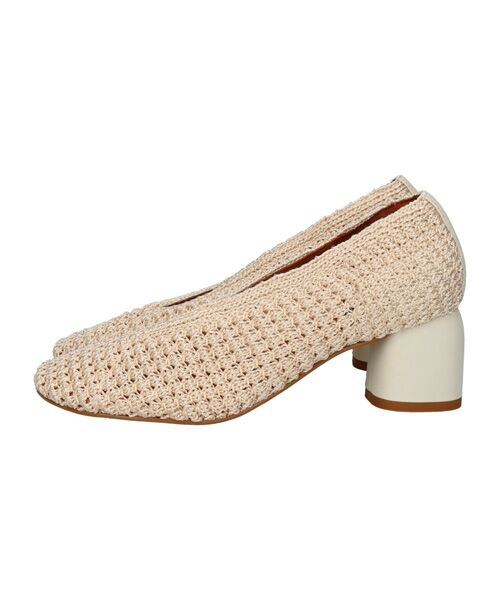 INTER-CHAUSSURES / インター ショシュール パンプス | 【ANGEL ALARCON】ニットアッパーヒールパンプス | 詳細7