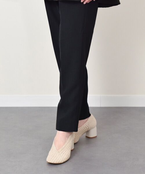 INTER-CHAUSSURES / インター ショシュール パンプス | 【ANGEL ALARCON】ニットアッパーヒールパンプス | 詳細14
