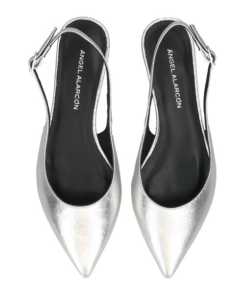 INTER-CHAUSSURES / インター ショシュール パンプス | 【ANGEL ALARCON】ポインテッドトウローヒールバックバンド | 詳細4