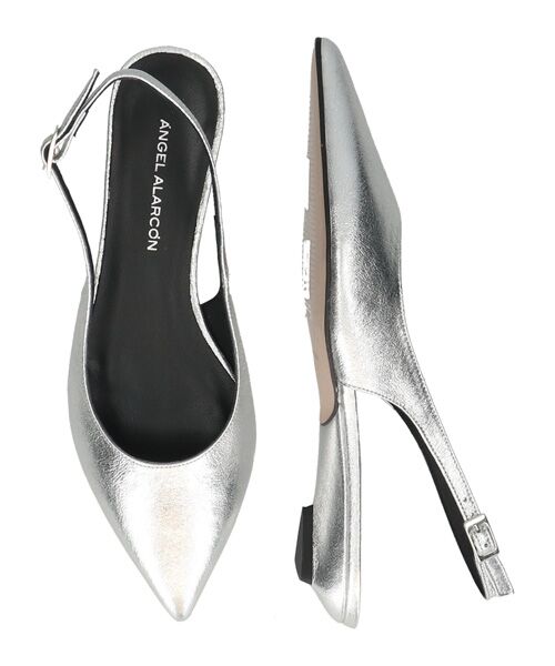 INTER-CHAUSSURES / インター ショシュール パンプス | 【ANGEL ALARCON】ポインテッドトウローヒールバックバンド | 詳細6