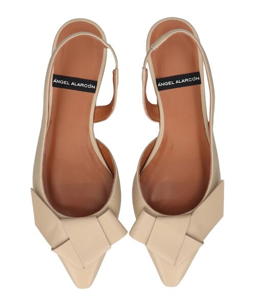 INTER-CHAUSSURES / インター ショシュール パンプス | 【ANGEL ALARCON】ノットオーナメントバックバンドパンプス | 詳細10