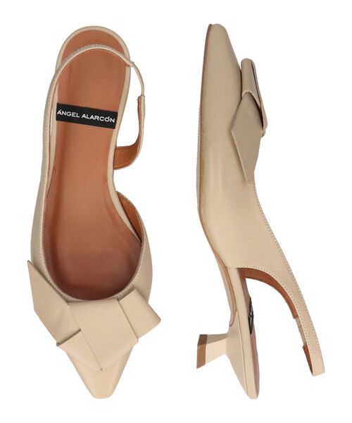 INTER-CHAUSSURES / インター ショシュール パンプス | 【ANGEL ALARCON】ノットオーナメントバックバンドパンプス | 詳細12