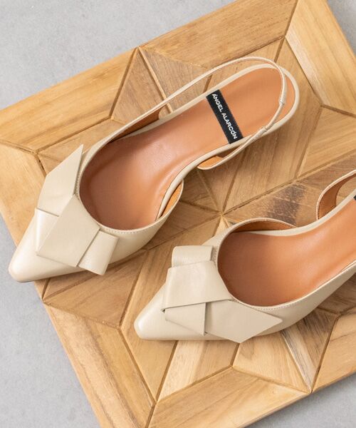 INTER-CHAUSSURES / インター ショシュール パンプス | 【ANGEL ALARCON】ノットオーナメントバックバンドパンプス | 詳細18