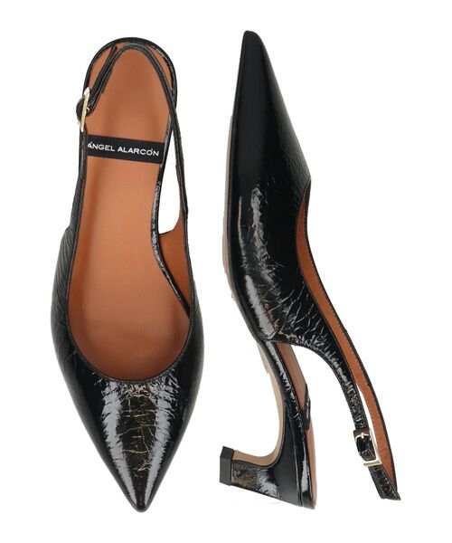 INTER-CHAUSSURES / インター ショシュール パンプス | 【ANGEL ALARCON】ポインテッドトウバックバンドパンプス | 詳細7