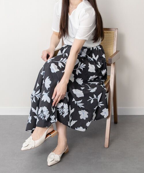 INTER-CHAUSSURES / インター ショシュール パンプス | 【ANGEL ALARCON】フラワーオーナメントバックバンドパンプス | 詳細9