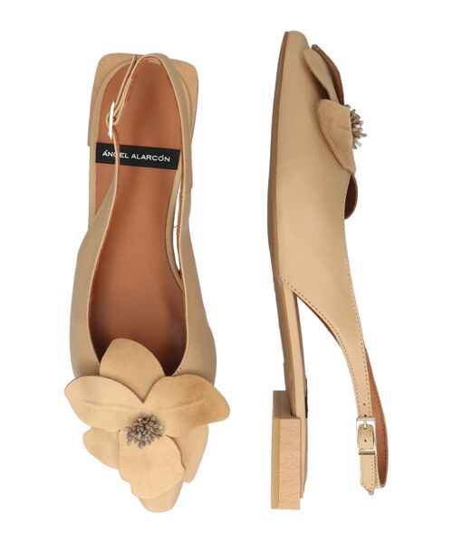 INTER-CHAUSSURES / インター ショシュール パンプス | 【ANGEL ALARCON】フラワーオーナメントバックバンドパンプス | 詳細16