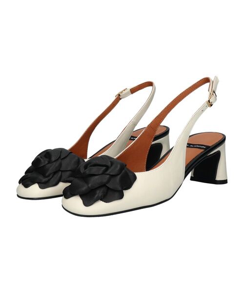 INTER-CHAUSSURES / インター ショシュール パンプス | 【ANGEL ALARCON】フラワーオーナメントヒールバックバンド | 詳細10