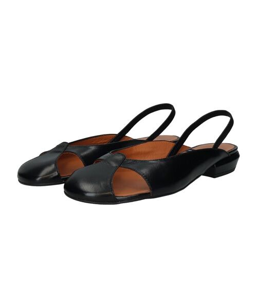 INTER-CHAUSSURES / インター ショシュール フラットシューズ | 【ANGEL ALARCON】オブリークトウローヒールバックバンド | 詳細1