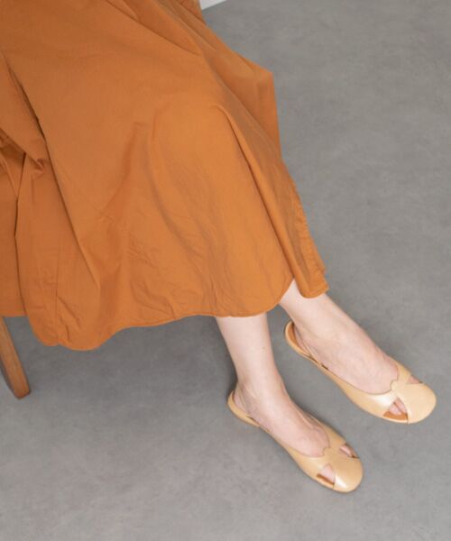 INTER-CHAUSSURES / インター ショシュール フラットシューズ | 【ANGEL ALARCON】オブリークトウローヒールバックバンド | 詳細13