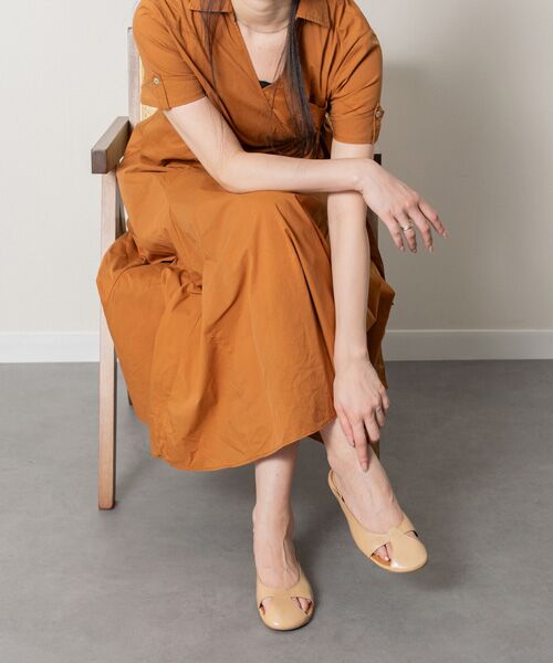 INTER-CHAUSSURES / インター ショシュール フラットシューズ | 【ANGEL ALARCON】オブリークトウローヒールバックバンド | 詳細14