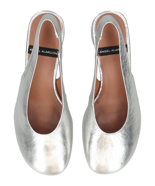 INTER-CHAUSSURES / インター ショシュール パンプス | 【ANGEL ALARCON】メタリックレザーヒールバックバンド | 詳細4