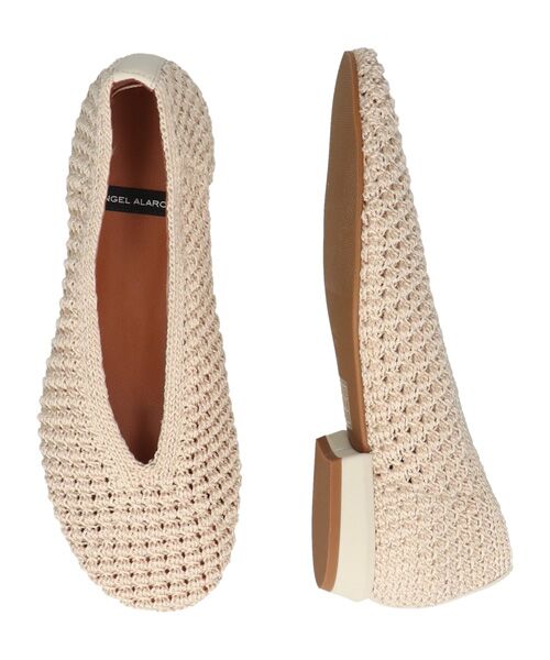 INTER-CHAUSSURES / インター ショシュール パンプス | 【ANGEL ALARCON】ニットアッパーフラットパンプス | 詳細6