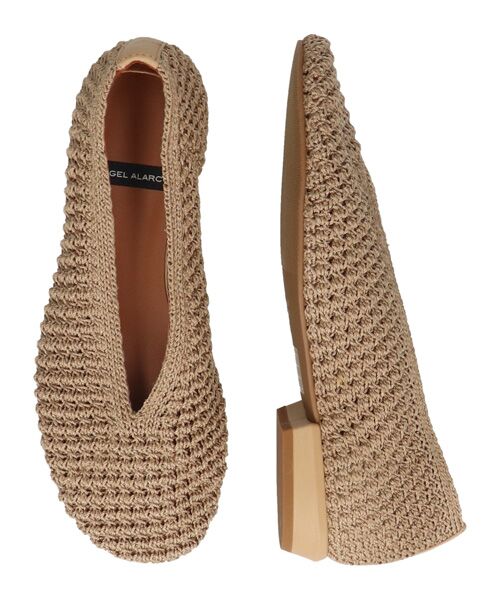INTER-CHAUSSURES / インター ショシュール パンプス | 【ANGEL ALARCON】ニットアッパーフラットパンプス | 詳細12