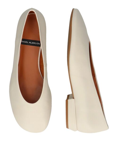 INTER-CHAUSSURES / インター ショシュール パンプス | 【ANGEL ALARCON】ローヒールオブリークトウパンプス | 詳細12