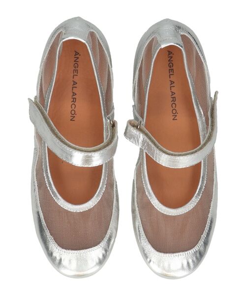 INTER-CHAUSSURES / インター ショシュール フラットシューズ | 【ANGEL ALARCON】異素材コンビメリージェーンシューズ | 詳細4