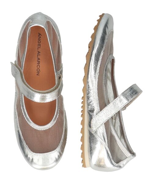 INTER-CHAUSSURES / インター ショシュール フラットシューズ | 【ANGEL ALARCON】異素材コンビメリージェーンシューズ | 詳細6