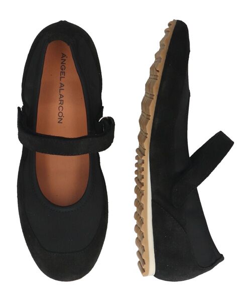 INTER-CHAUSSURES / インター ショシュール フラットシューズ | 【ANGEL ALARCON】異素材コンビメリージェーンシューズ | 詳細6