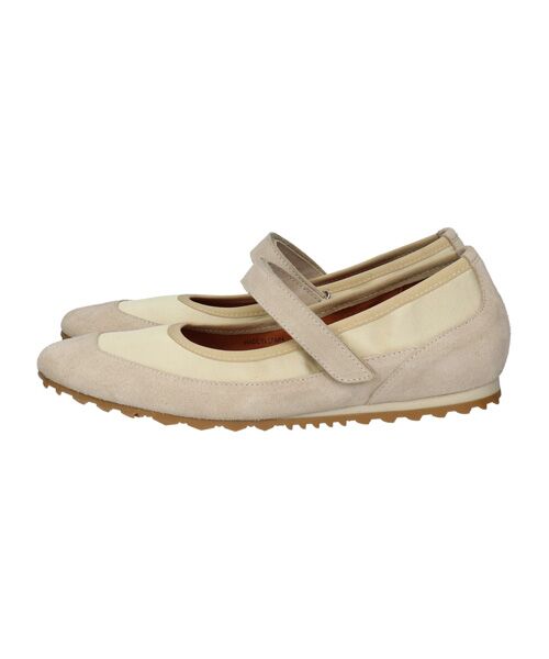 INTER-CHAUSSURES / インター ショシュール フラットシューズ | 【ANGEL ALARCON】異素材コンビメリージェーンシューズ | 詳細7