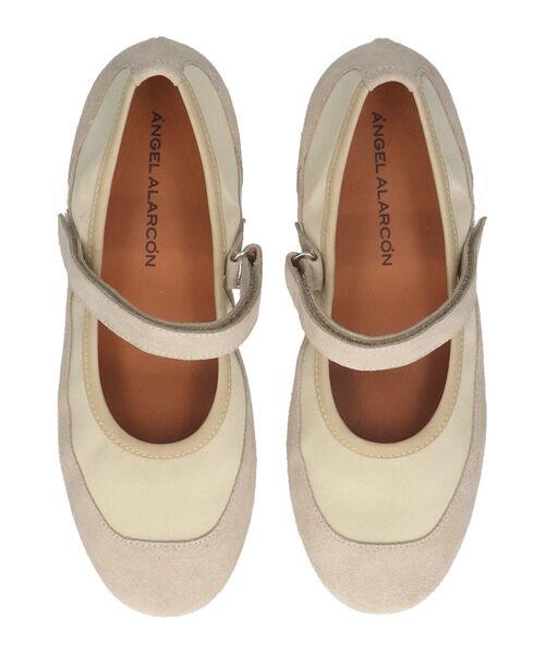 INTER-CHAUSSURES / インター ショシュール フラットシューズ | 【ANGEL ALARCON】異素材コンビメリージェーンシューズ | 詳細10