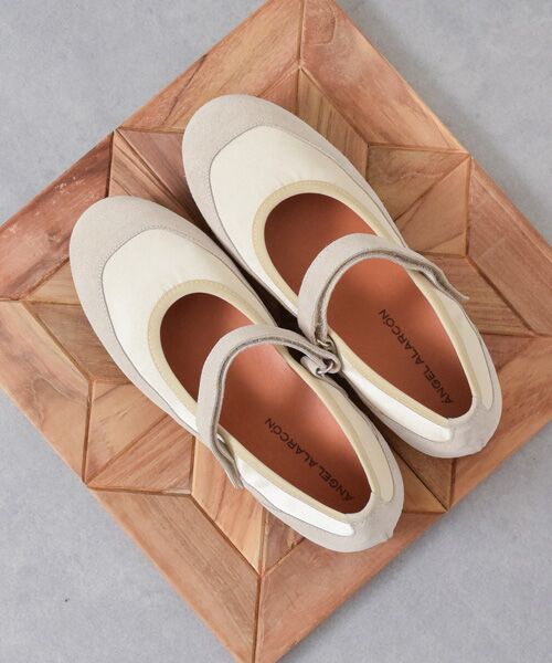 INTER-CHAUSSURES / インター ショシュール フラットシューズ | 【ANGEL ALARCON】異素材コンビメリージェーンシューズ | 詳細19