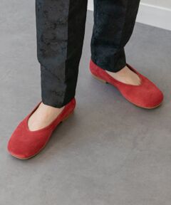 INTER-CHAUSSURES / インター ショシュール フラットシューズ | 【ANGEL ALARCON】スエードフラットバレエ