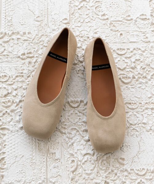 INTER-CHAUSSURES / インター ショシュール フラットシューズ | 【ANGEL ALARCON】スエードフラットバレエ | 詳細10
