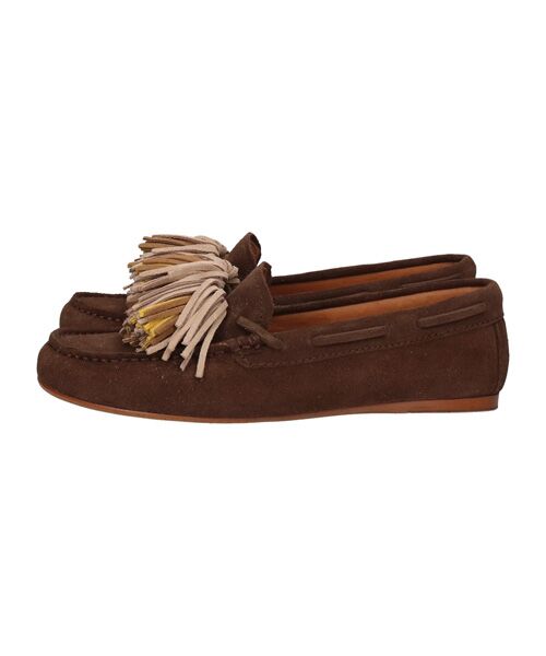 INTER-CHAUSSURES / インター ショシュール フラットシューズ | 【ANGEL ALARCON】スエードフリンジローファー | 詳細7
