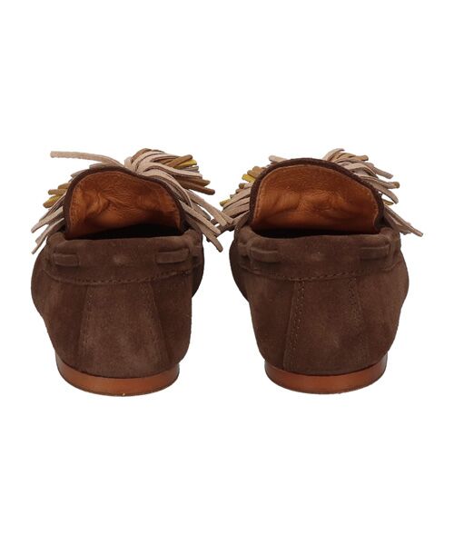 INTER-CHAUSSURES / インター ショシュール フラットシューズ | 【ANGEL ALARCON】スエードフリンジローファー | 詳細9